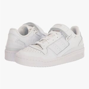 Adidas White Classic Low-Top Forum Sneakers FZ6463 Womens 10 NWT